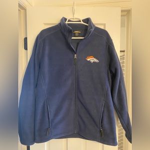 BRONCOS FLEECE ! MEDIUM ! NAVY